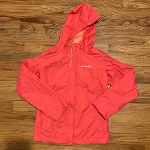 Girls Columbia rain jacket Size 10/12